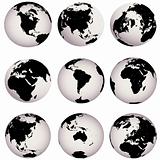 Earth globes