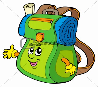 Cartoon backpack