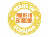 Made in Ecuador stamp