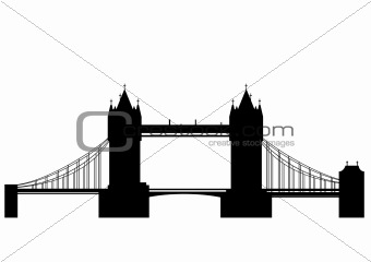 Tower bridge - vector
