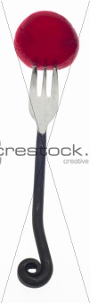 Fork with Canned Beet