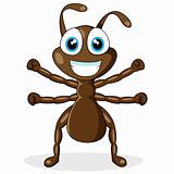 cute little brown ant