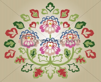 flower emblem design