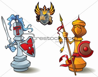 Chess set: Bishops