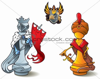 Chess set: Kings