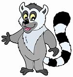 Cartoon lemur