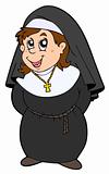 Happy nun
