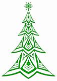 Christmas fir-tree, pictogram
