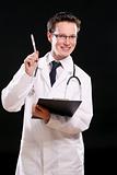 young and attractive medical student