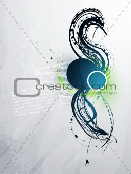 abstract decorative elements on a light background