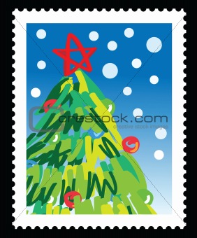 christmas stamp