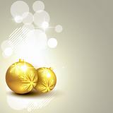 christmas golden balls