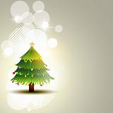 vector christmas tree background