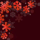 Christmas elegant red background