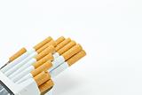 Cigarette isolated on white background