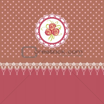 Cute greeting vector card for birthday or easter