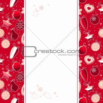 Christmas background with contour balls