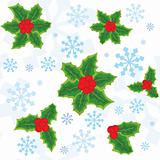Christmas seamless pattern with snowflakes