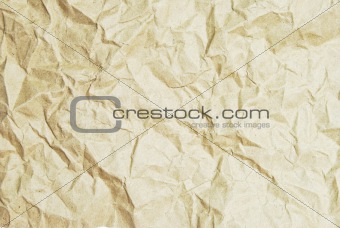 crumpled recycle paper texture background