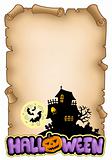 Parchment with Halloween theme 2