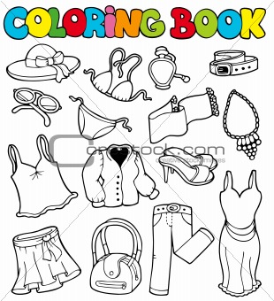 Coloring book with apparel 2