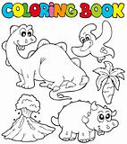 Coloring book with dinosaurs 2