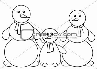 Snowballs family, contours