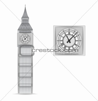 Image 3255032: Big Ben vector illustration from Crestock Stock Photos