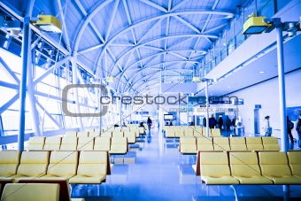 interior of airport