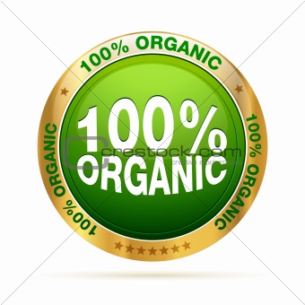 100 procente organic badge