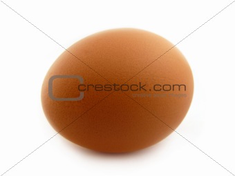 Eggs home, isolated on a white background 