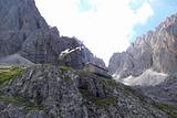 Helicopter in the Dolomites