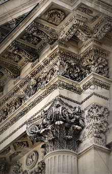 Neoclassical architecture detail