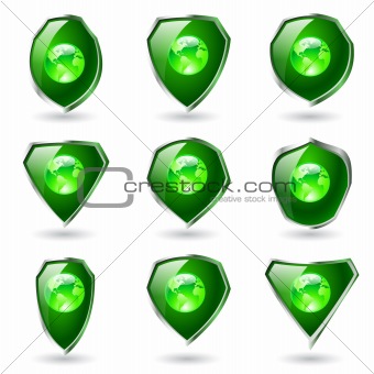Green shields.