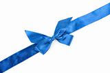 blue holiday ribbon