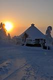 sunrise in Lapland