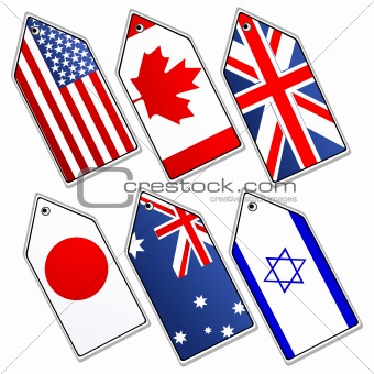different flags
