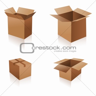 different boxes