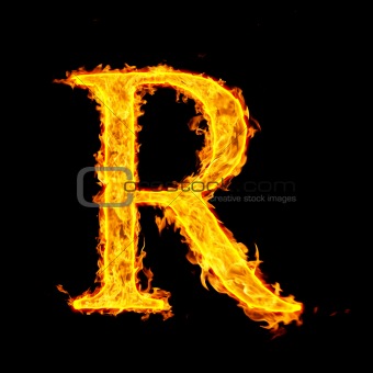 Alphabet R Fire