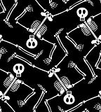 Seamless skeleton pattern