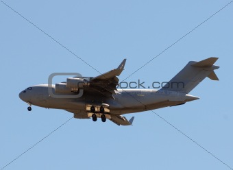 Military cargo jet