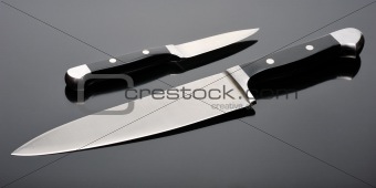 Two kitchen knives