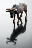 A plastic figurine of antelope