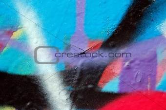 chipped paint graffiti