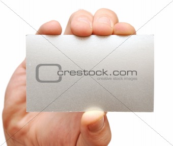 blank business card 