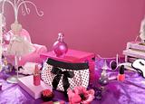 barbie style fashion makeup vanity dressing table