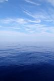 Calm sea blue water ocean sky horizon scenics 