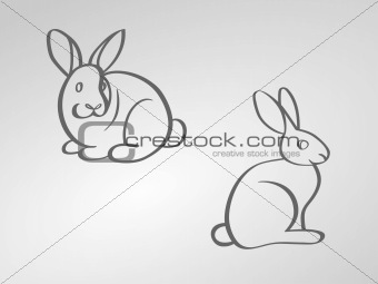 Vector rabbit