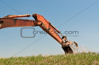 Hydraulic Excavator Arm and Bucket