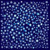 abstract background with blue stars